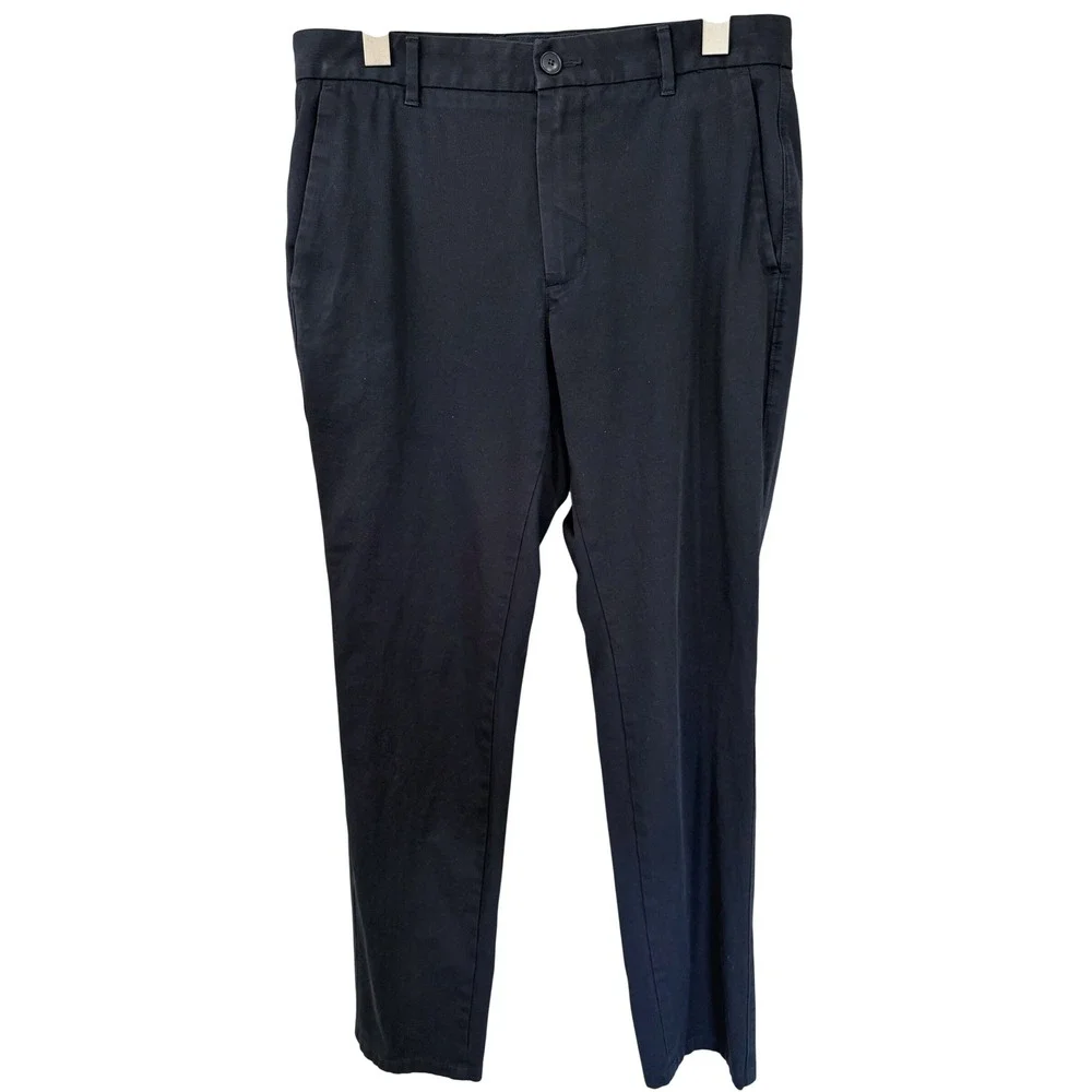 Everlane Uniform Performance Chino Men's 32 Black Slim Fit Stretch Workwear